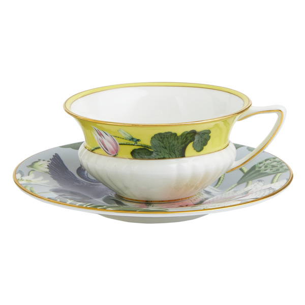 Чашка чайная с блюдцем Wedgwood Водяная лилия 140 мл