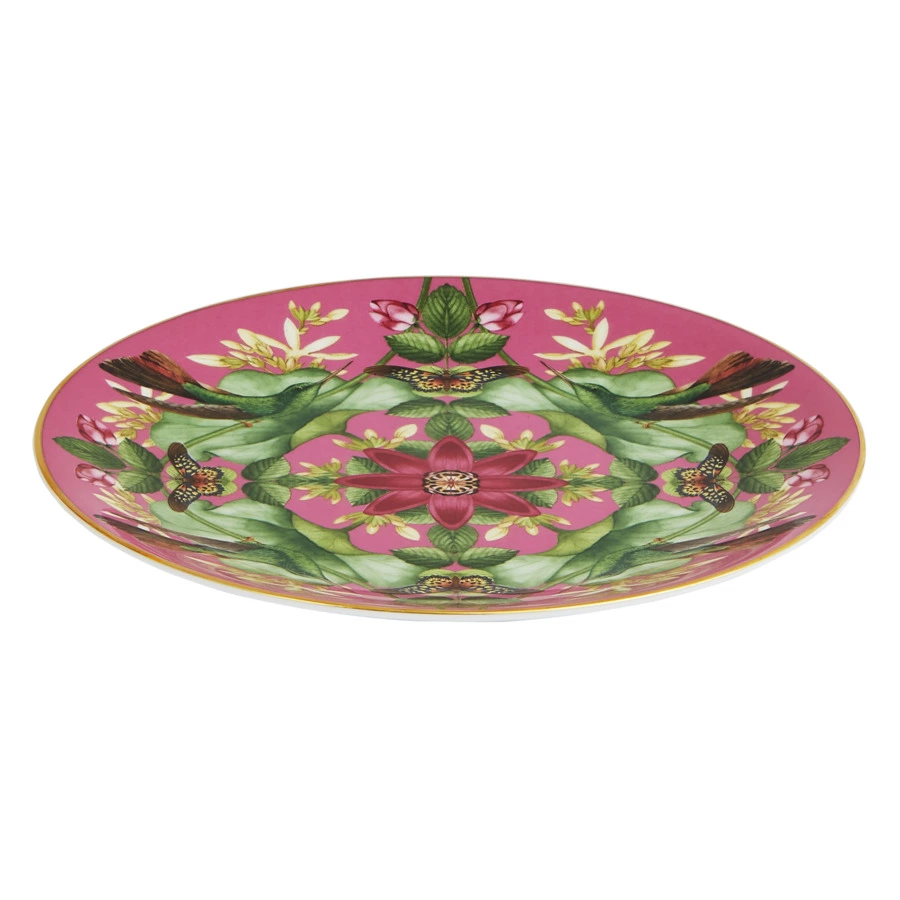 Тарелка закусочная Wedgwood Вандерласт Розовый лотос 20 см, фарфор