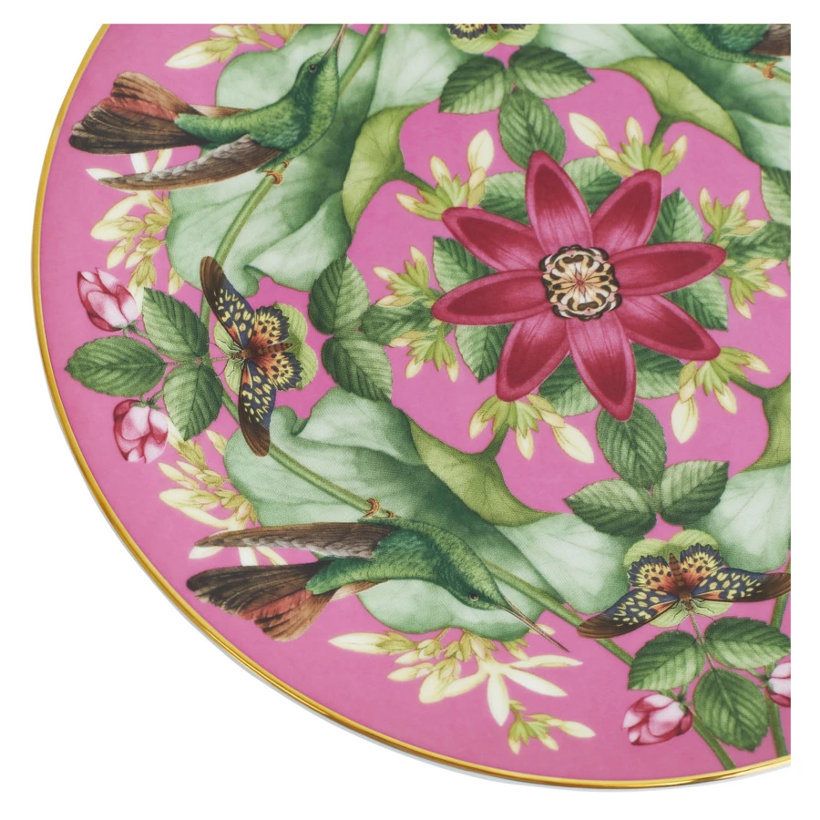 Тарелка закусочная Wedgwood Вандерласт Розовый лотос 20 см, фарфор