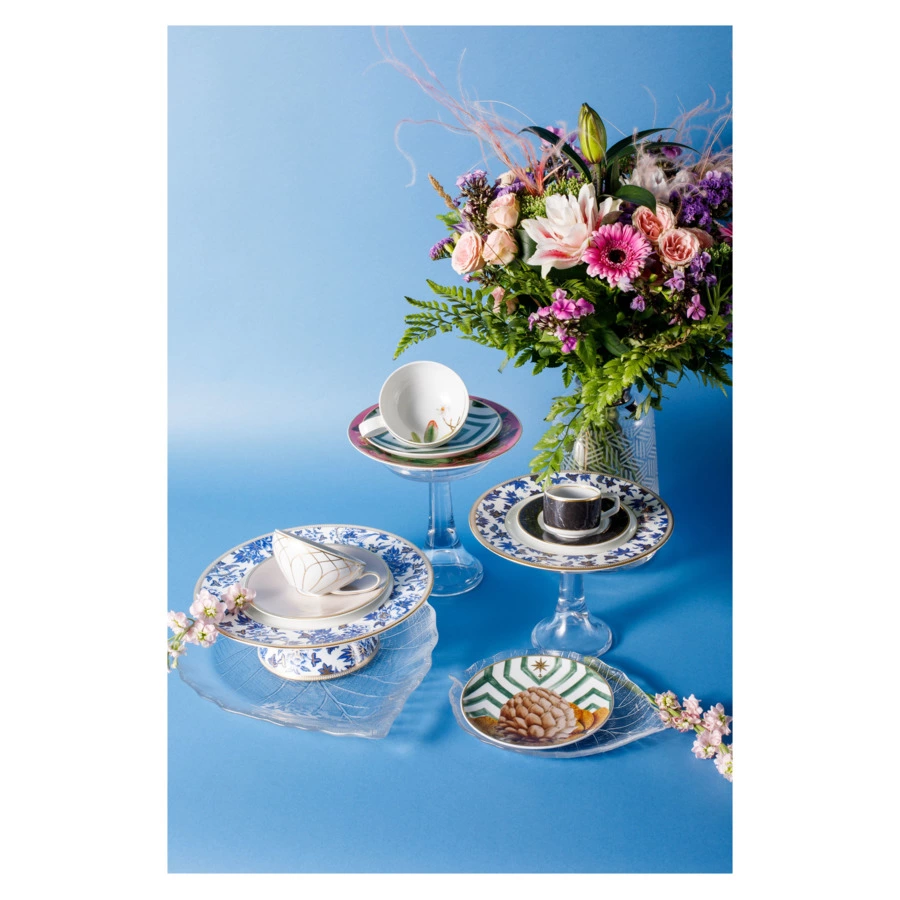 Тарелка закусочная Wedgwood Вандерласт Розовый лотос 20 см, фарфор