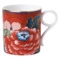 Кружка Wedgwood Пионы 240 мл, фарфор, красная, п/к