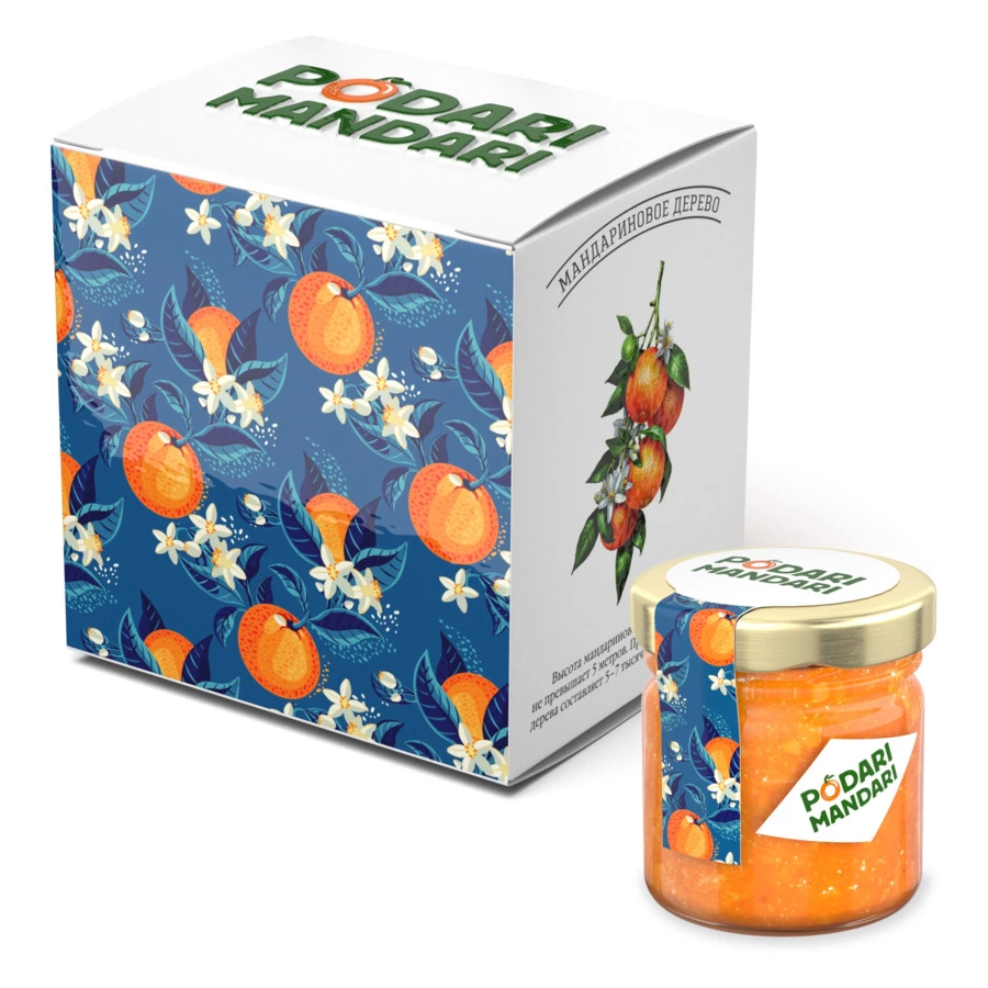 Набор чая листового со сладостями СУГРЕВЪ Podari Mandari 4 шт по 25 г, п/к