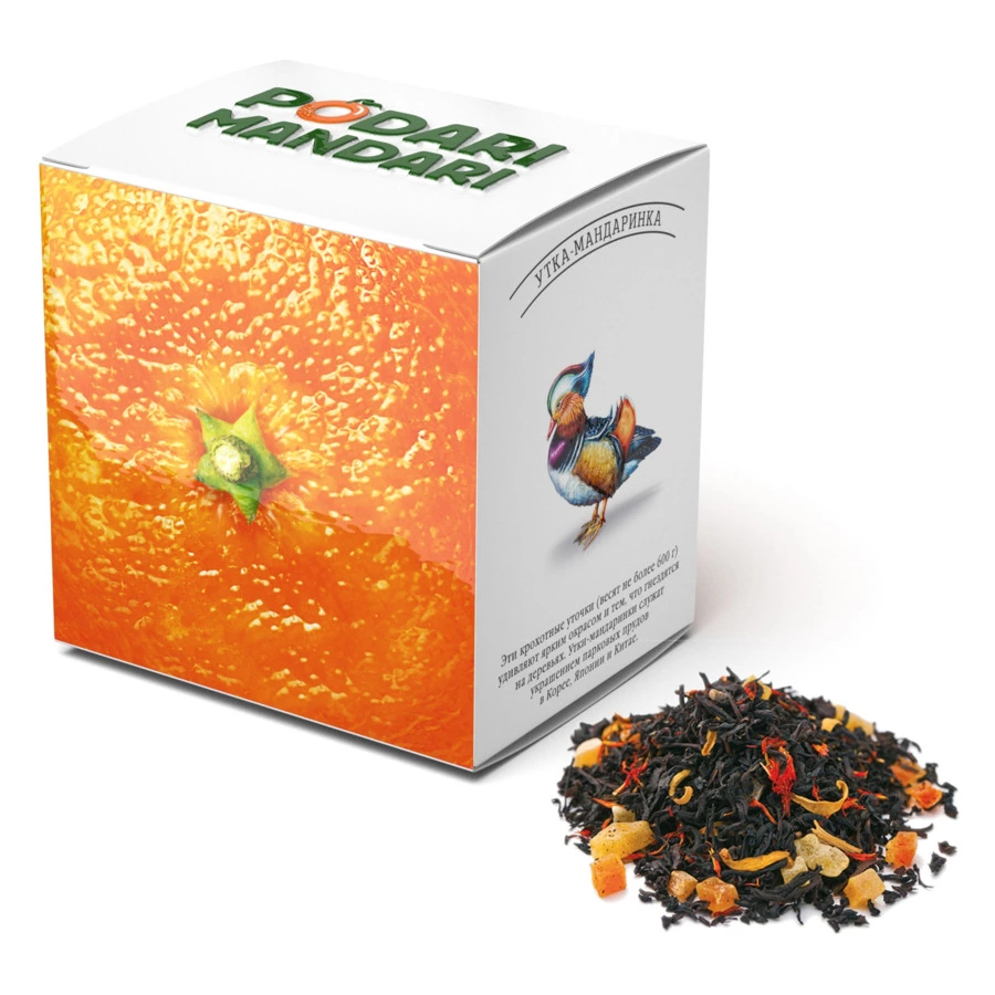 Набор чая листового со сладостями СУГРЕВЪ Podari Mandari 4 шт по 25 г, п/к
