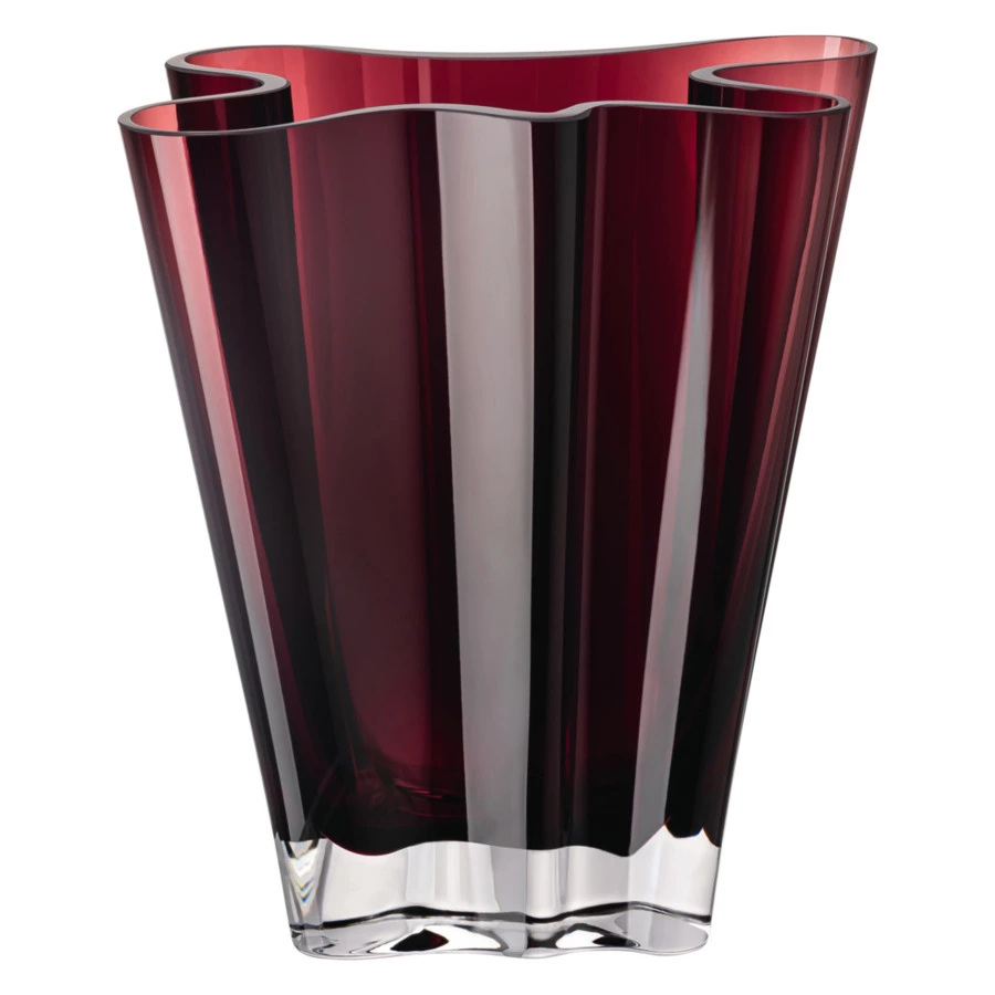 Ваза Rosenthal Поток 20см, стекло, ягодный