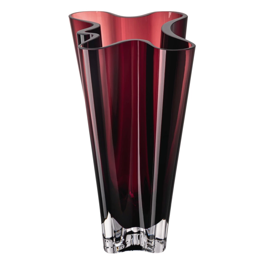 Ваза Rosenthal Поток 20см, стекло, ягодный