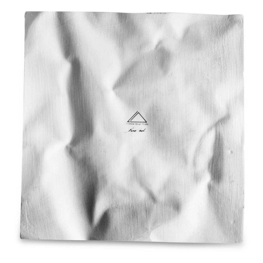 Блюдо сервировочное Cmielow Bent 18х18 см, фарфор твердый, белый