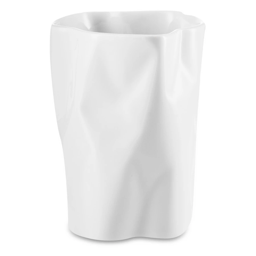 Стакан Cmielow Bent 370 мл, фарфор твердый, белый