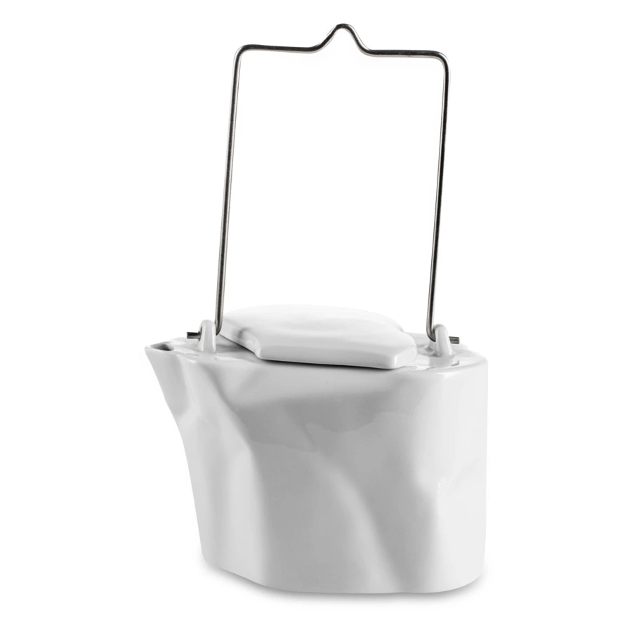 Сервиз чайный Cmielow Bent 5 предметов, фарфор твердый, белый