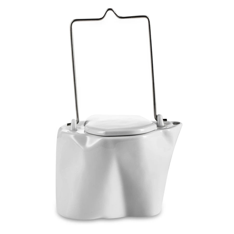 Сервиз чайный Cmielow Bent 5 предметов, фарфор твердый, белый