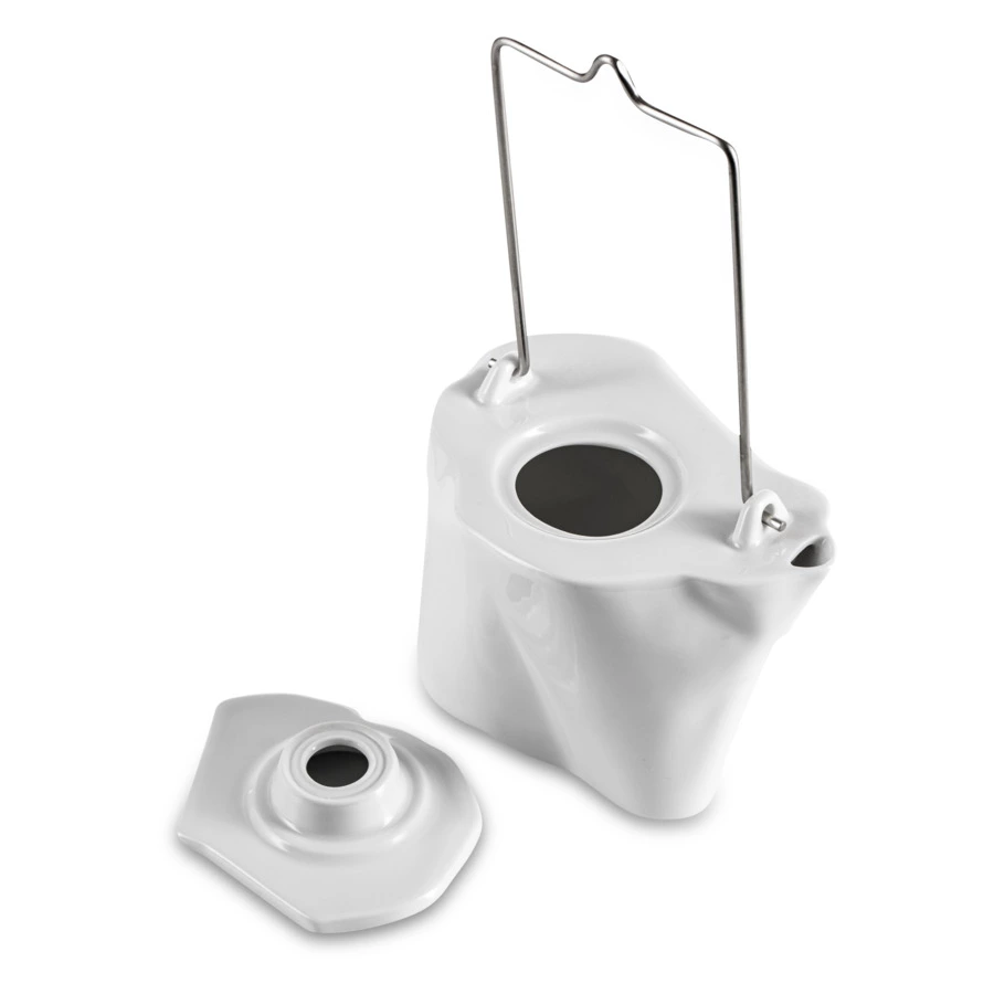 Сервиз чайный Cmielow Bent 5 предметов, фарфор твердый, белый