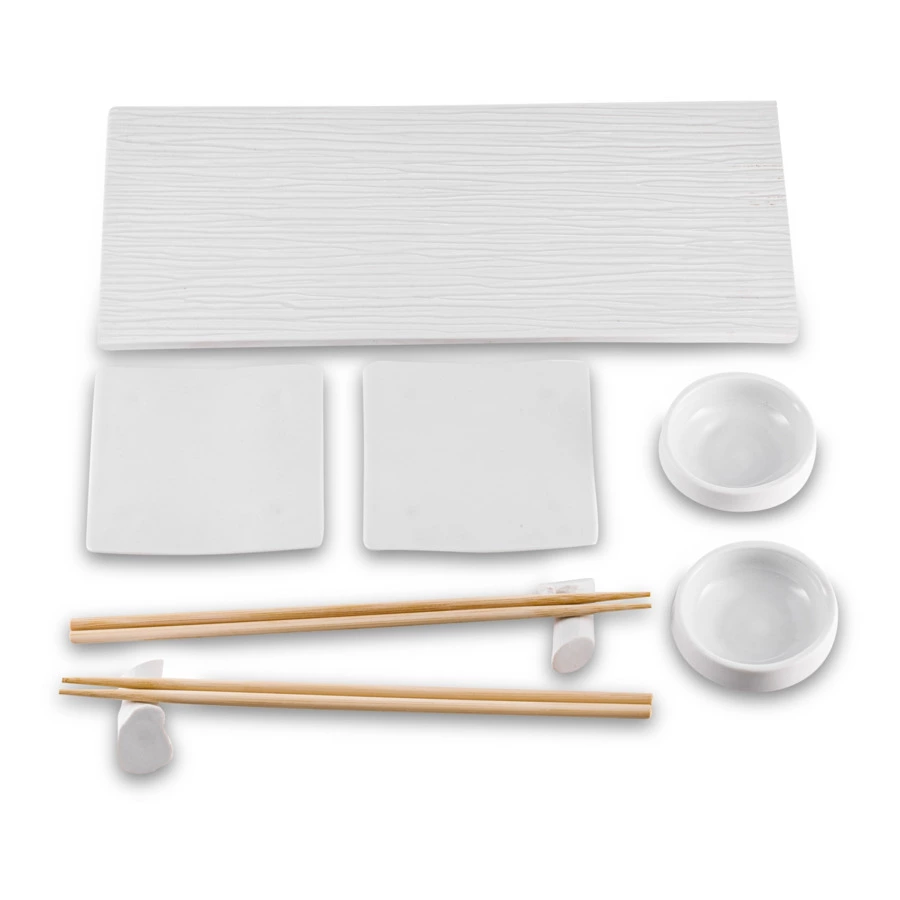 Набор для суши Cmielow Sushi Zen 7 предметов, фарфор твердый, белый