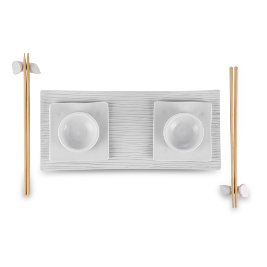 Набор для суши Cmielow Sushi Zen 7 предметов, фарфор твердый, белый