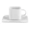 Сервиз кофейный Cmielow System на 2 персоны 4 предмета, фарфор твердый, белый