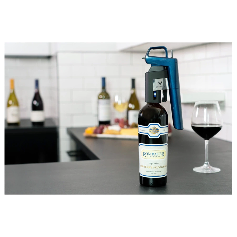 Система подачи вина по бокалам Coravin Model Six Midnight Blue, синий