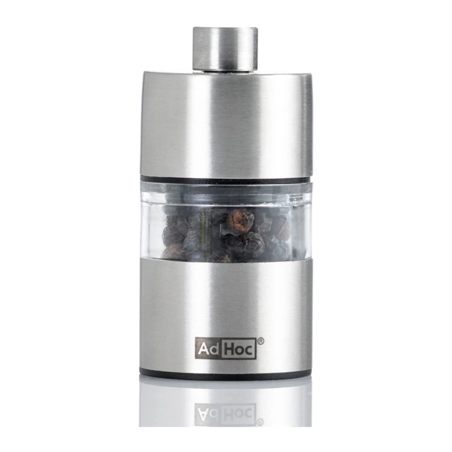 Мельница соли и перца Adhoc Minimill 3,2x6,2 см, сталь нержавеющая, п/к