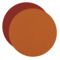 Плейсмат круглый ADJ d35 см, кожа натуральная, бордо