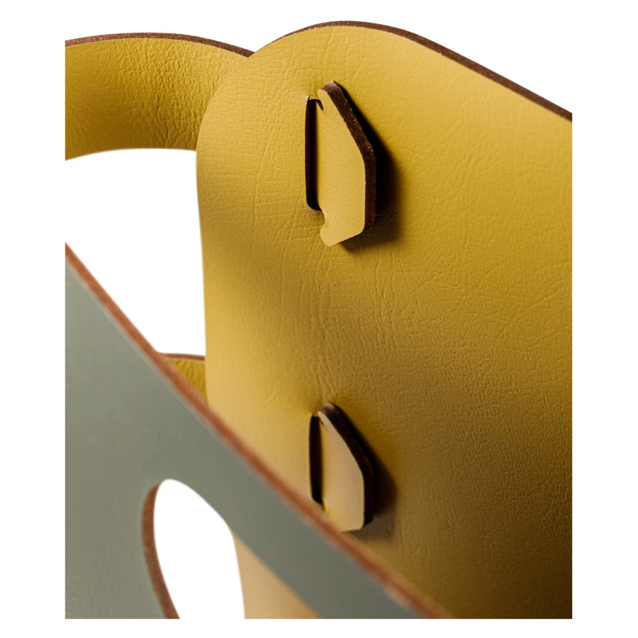 Журнальница ADJ 16x36х25 см, кожа натуральная, оливковый