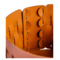 Корзина ADJ Bottega-15, 20x12 см, кожа натуральная, бордо