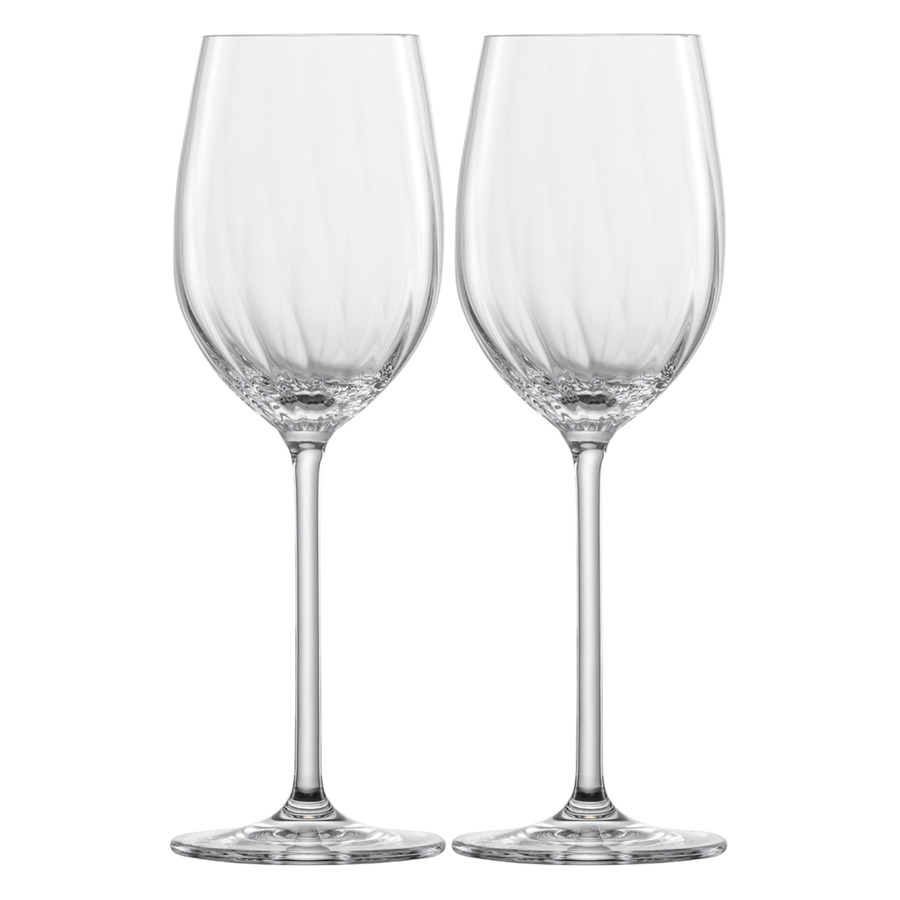 набор бокалов для белого вина zwiesel glas pure sauvignon blanc 408 мл 2 шт стекло Набор бокалов для белого вина Zwiesel Glas Prizma 296 мл, 2 шт, стекло
