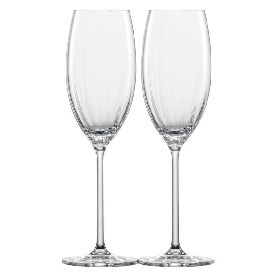 Набор бокалов для шампанского Zwiesel Glas Prizma 288 мл, 2 шт, стекло набор бокалов для шампанского zwiesel glas fortissimo 240 мл 6 шт