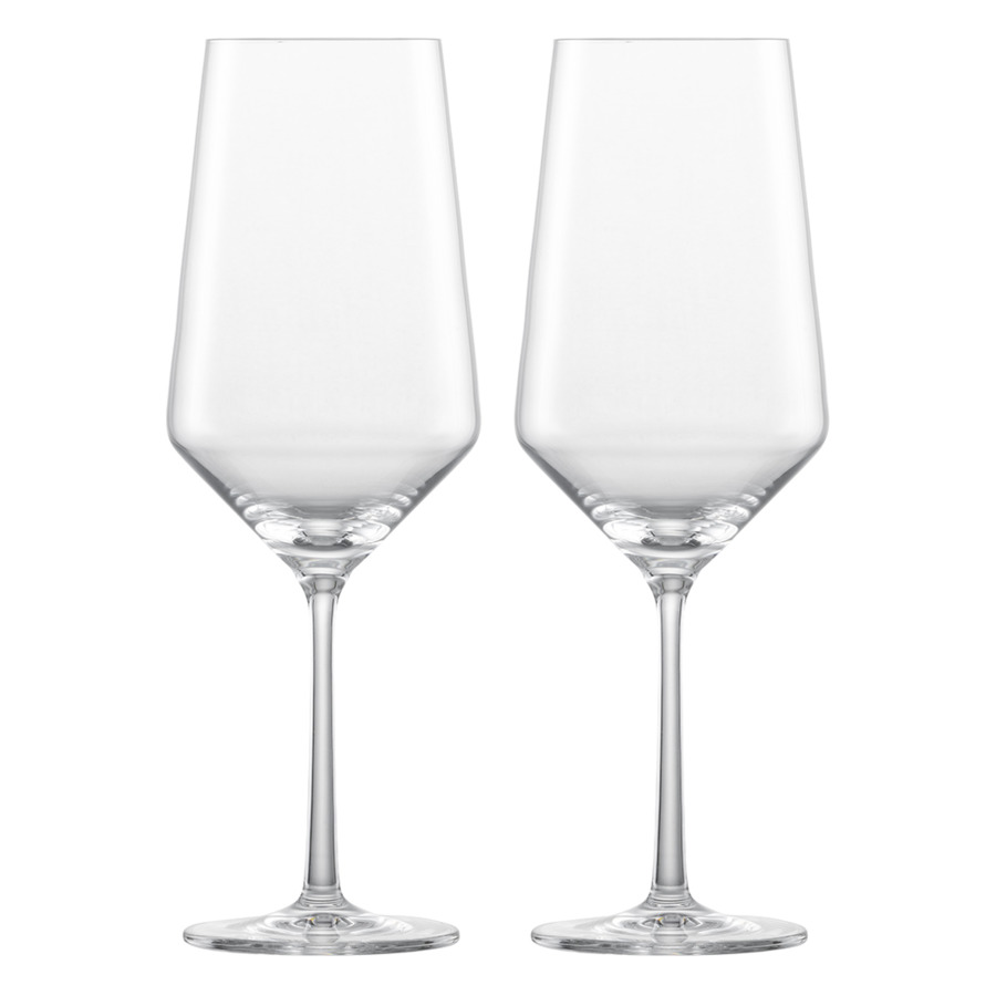 набор бокалов для белого вина zwiesel glas pure sauvignon blanc 408 мл 2 шт стекло Набор бокалов для красного вина Zwiesel Glas Pure Bordeaux Goblet 680 мл, 2 шт, стекло