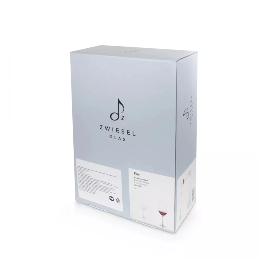 Набор бокалов для красного вина Zwiesel Glas Pure Bordeaux Goblet 680 мл, 2 шт, стекло