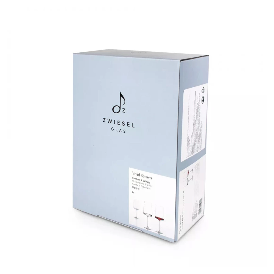 Набор бокалов для вина Zwiesel Glas Vivid Sense Flavoursome and Spicy 660 мл, 2 шт, стекло хрустальн