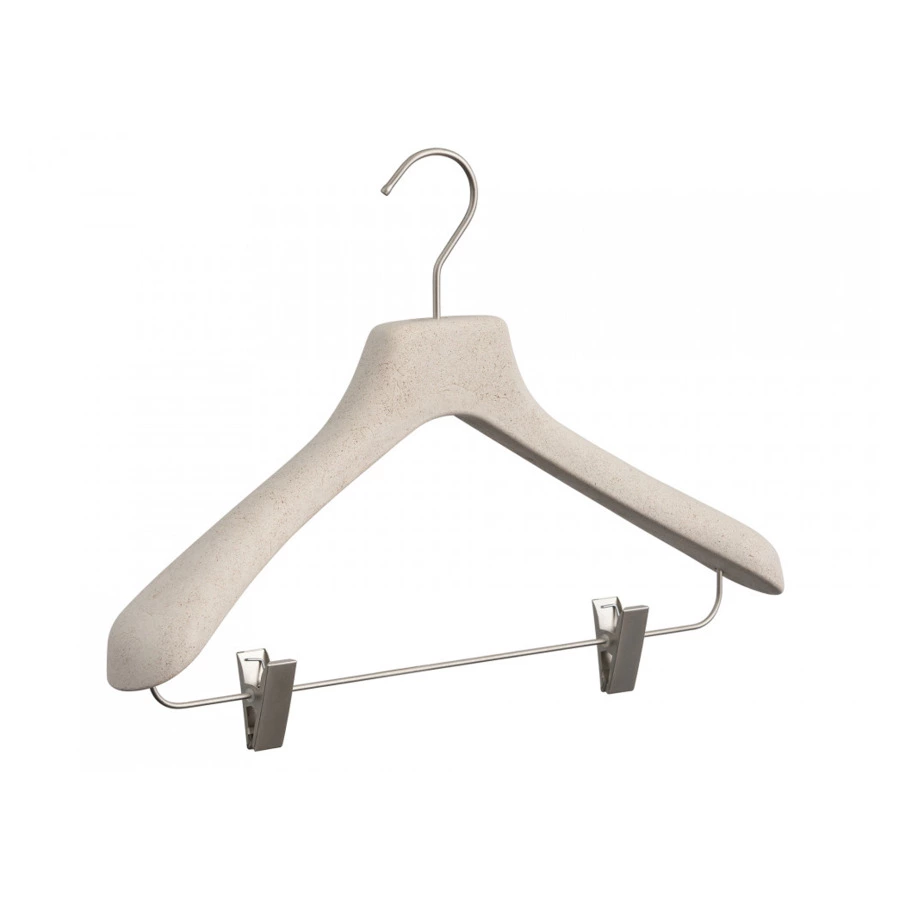 Плечики женские для костюмов с зажимами для юбки ADJ 40х5,5 см, дерево, слоновая кость