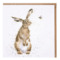 Открытка с конвертом Wrendale Designs The hare and the bee 15х15 см