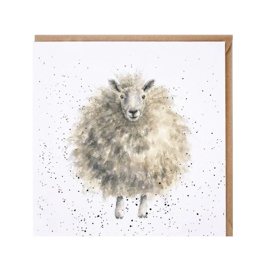 Открытка с конвертом Wrendale Designs The woolly jumper 15х15 см