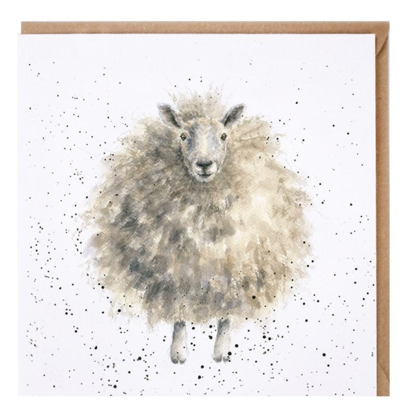 Открытка с конвертом Wrendale Designs The woolly jumper 15х15 см