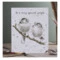 Открытка Wrendale Designs Lovebirds 15х17 см