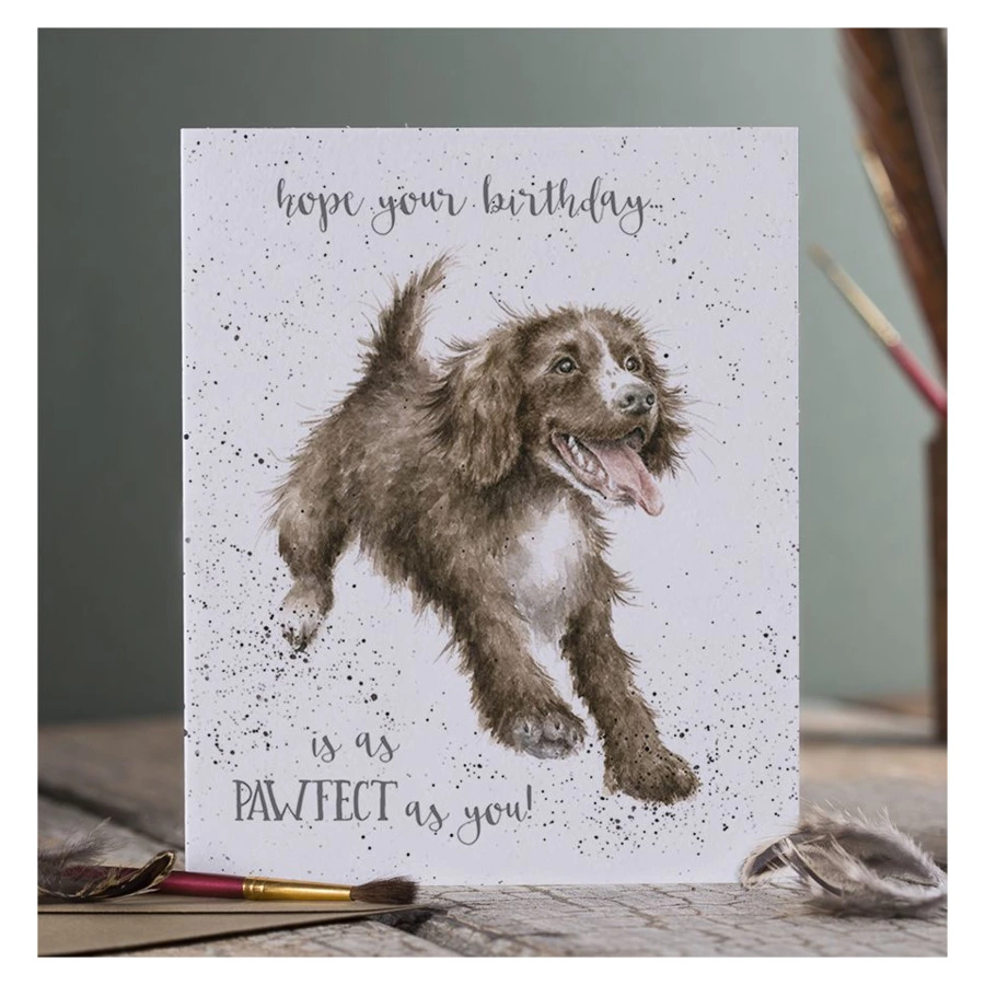 Открытка Wrendale Designs Paw-Fect 15х17см