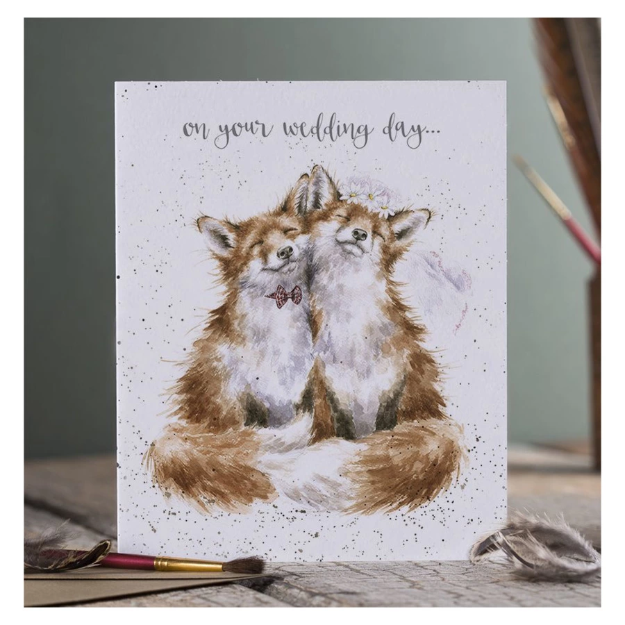 Открытка Wrendale Designs Newlyweds 15х17 см