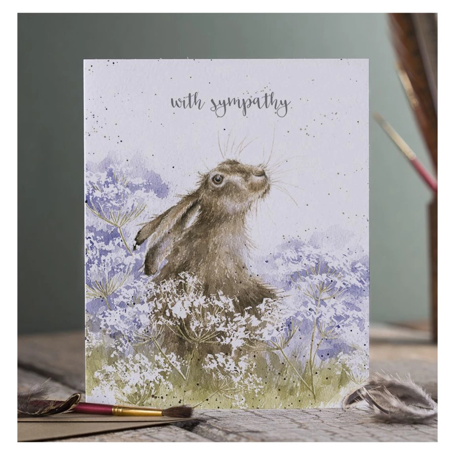 Открытка Wrendale Designs Meadow Hare 15х17 см