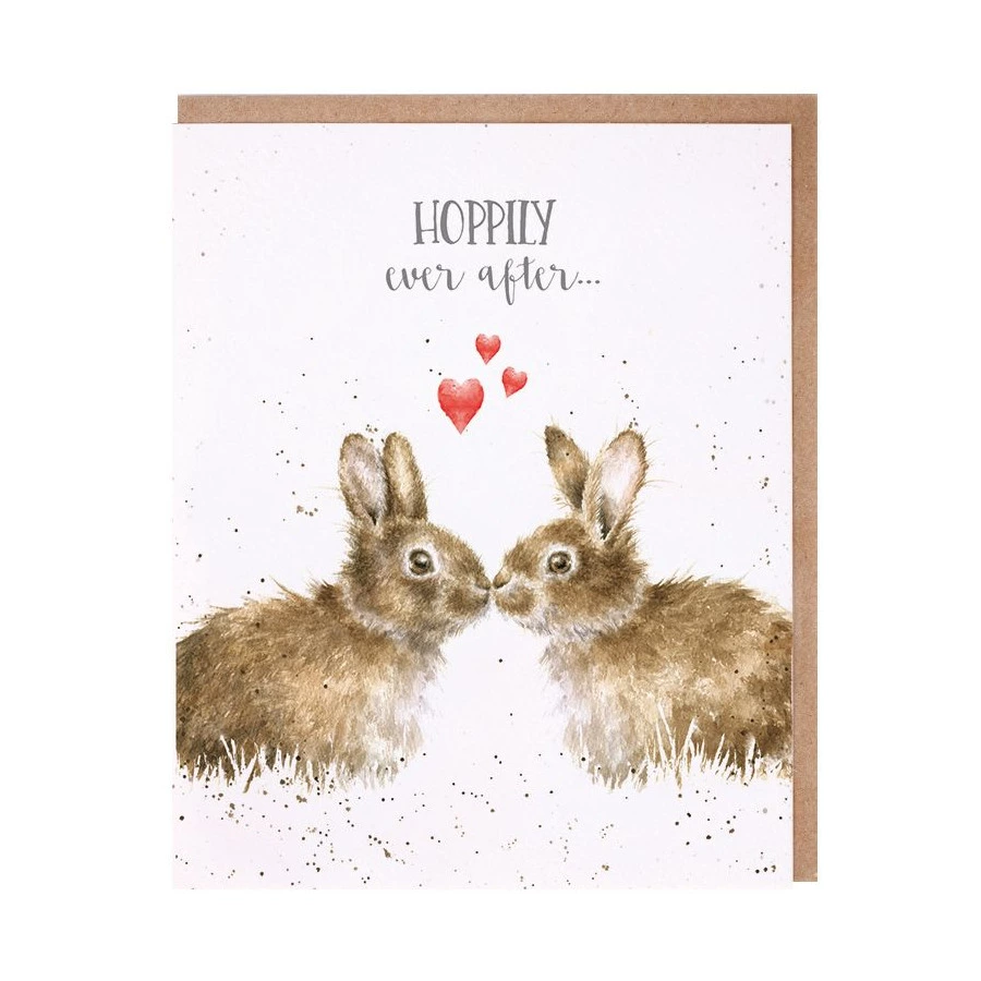 Открытка Wrendale Designs Hoppily Our 13х14 см