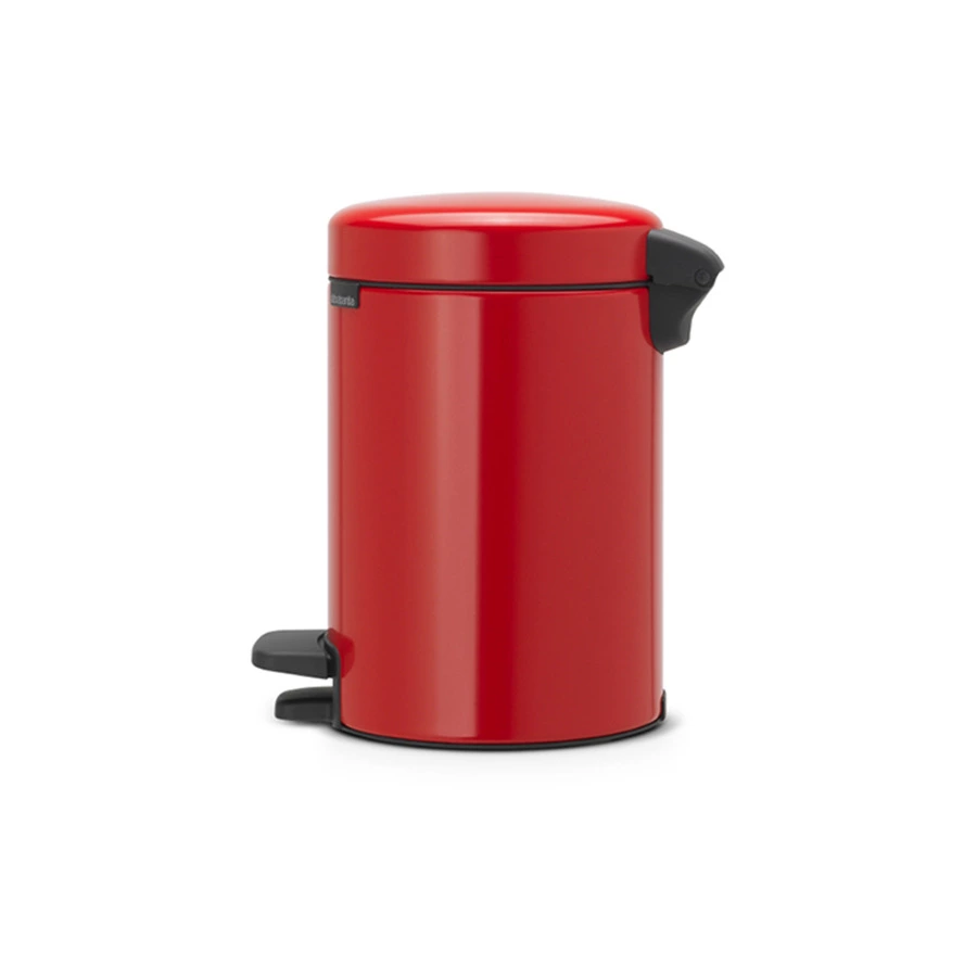 Бак для мусора с педалью Brabantia NewIcon Н26,4 см, 3 л, сталь нержавеющая, пламенно-красный-Sale