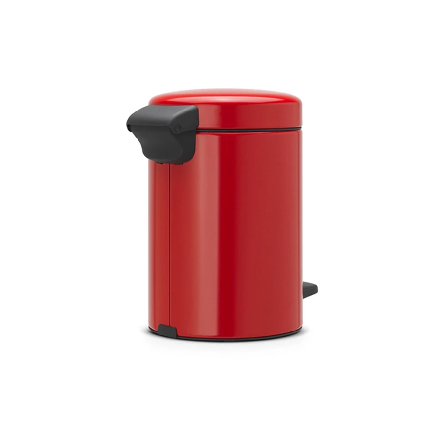 Бак для мусора с педалью Brabantia NewIcon Н26,4 см, 3 л, сталь нержавеющая, пламенно-красный-Sale
