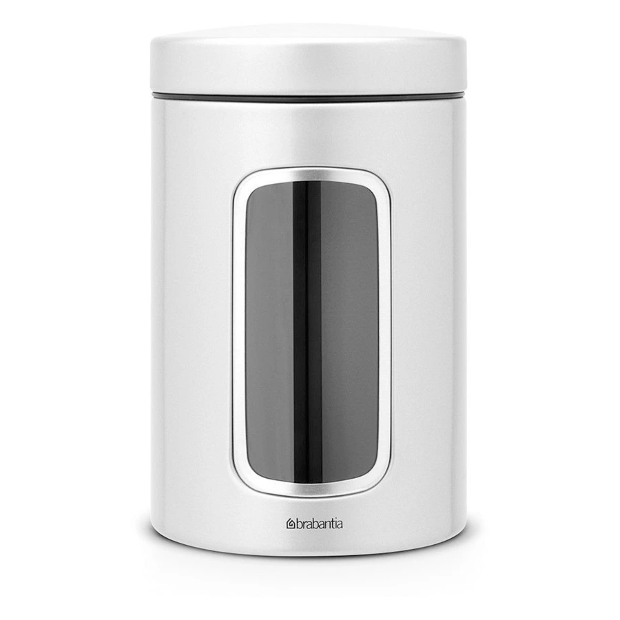 Контейнер для сыпучих продуктов с окном Brabantia 2,2 л, сталь нержавеющая, матовый-Sale