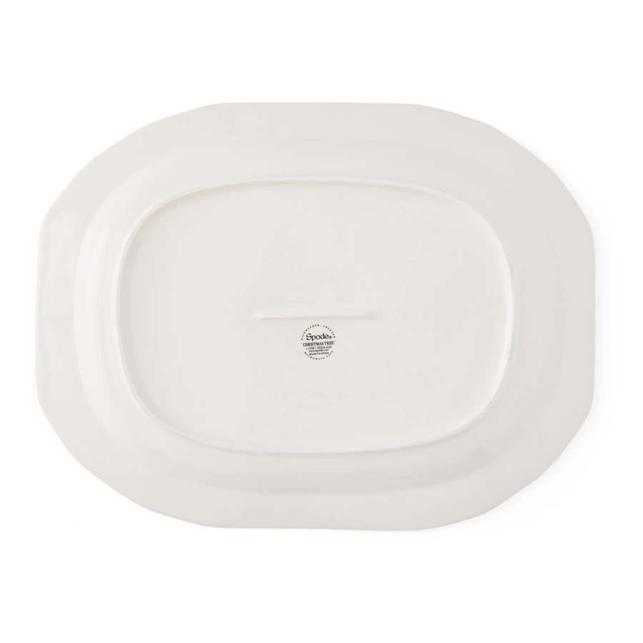 Блюдо овальное Spode Рождественская ель 36 см, п/к