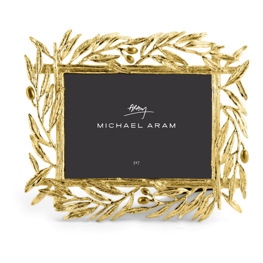 Рамка для фото Michael Aram Золотая оливковая ветвь 25х20 см