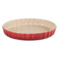 Форма для пирога рифленая Le Creuset Stoneware 24 см, керамика, вишневый