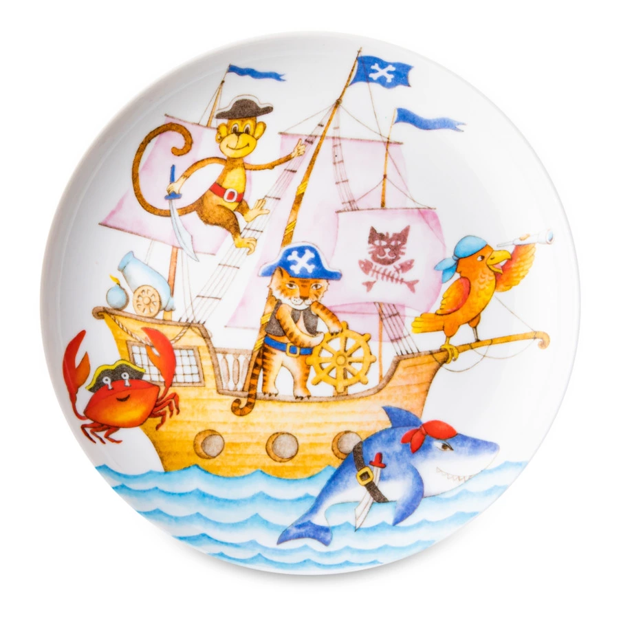 Набор детский ИФЗ Карат Пираты, фарфор твердый, п/к