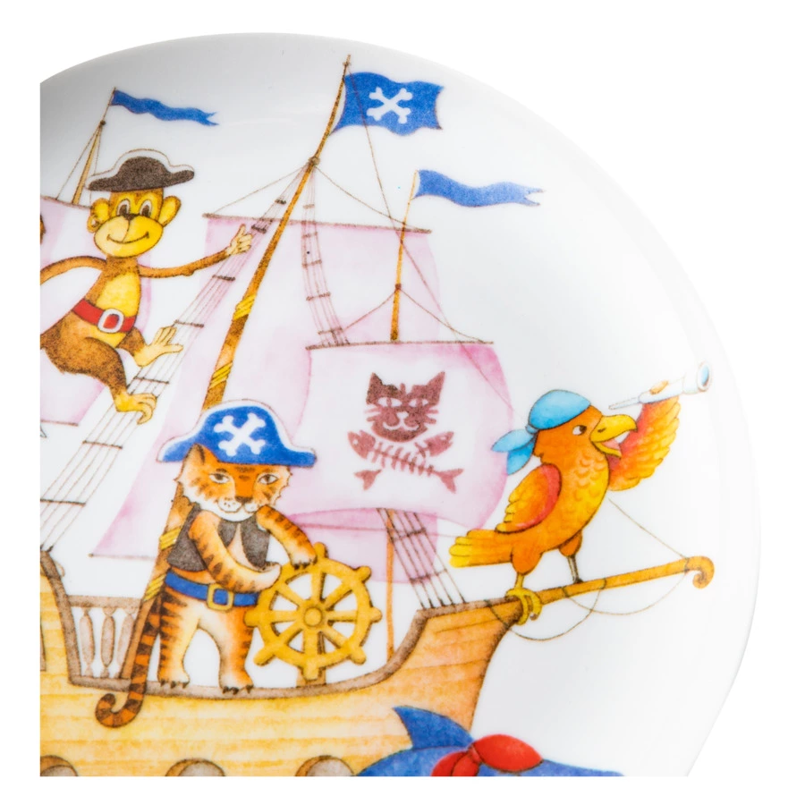 Набор детский ИФЗ Карат Пираты, фарфор твердый, п/к