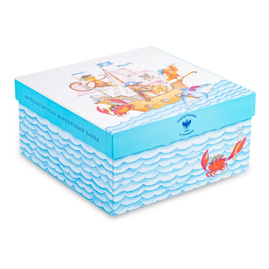 Набор детский ИФЗ Карат Пираты, фарфор твердый, п/к