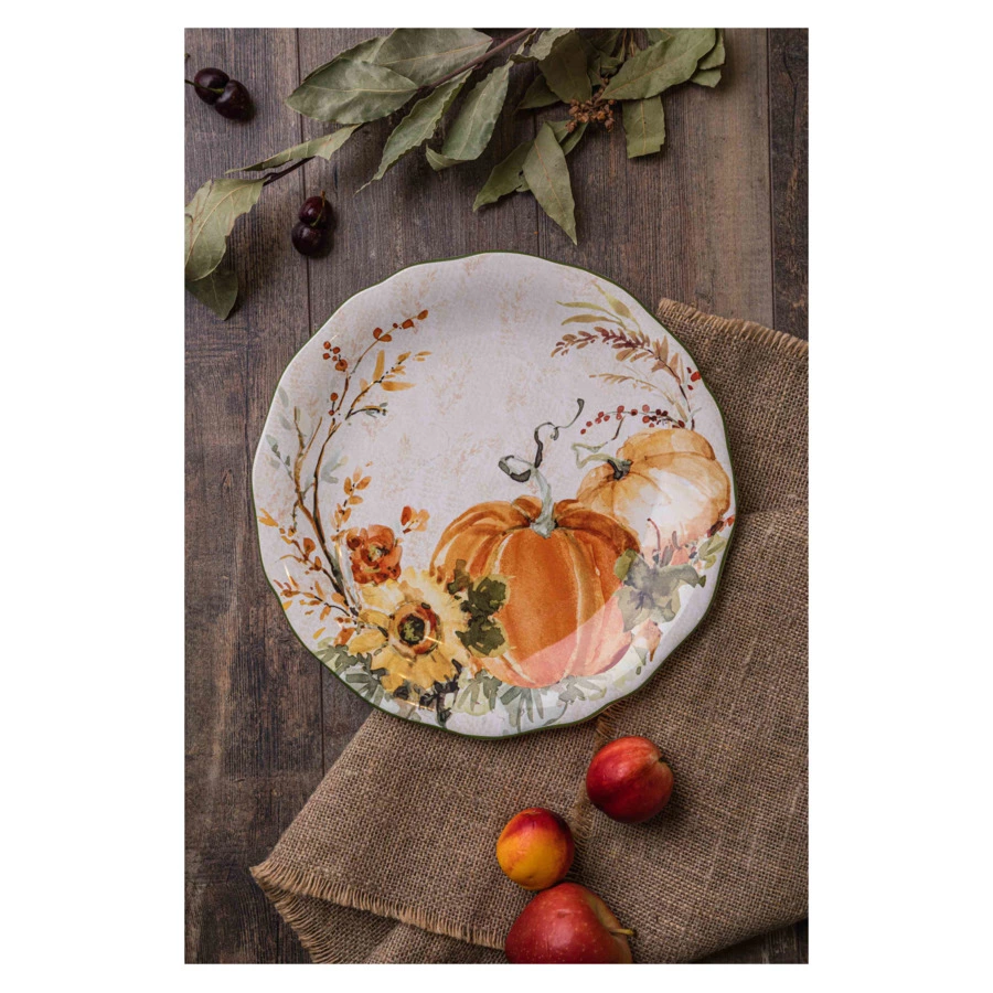 Тарелка обеденная Certified Int. Осеннее утро 28 см, керамика