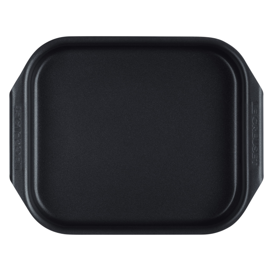 Блюдо прямоугольное для запекания Le Creuset 27х23х6 см, алюминий, черный