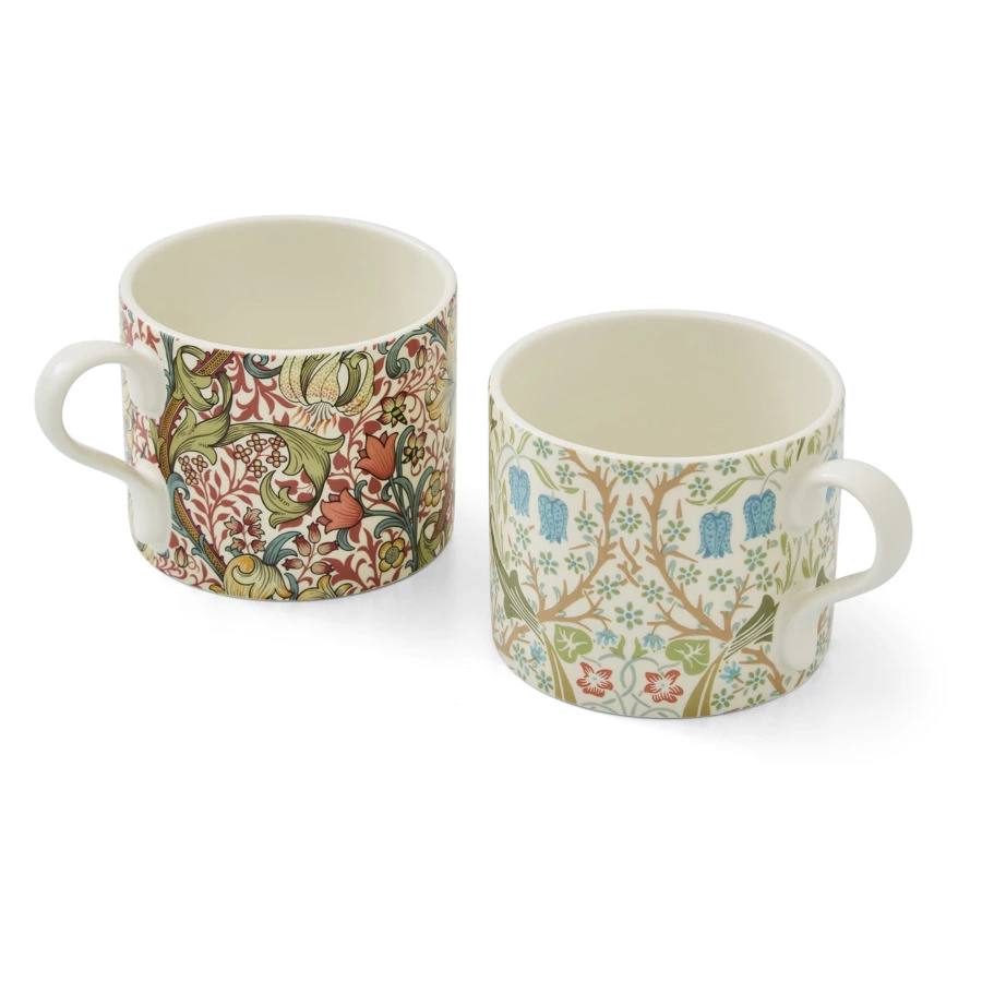 Набор кружек Spode Моррис и Ко Терновник и лилия 340 мл, 2 шт, фарфор,  п/к