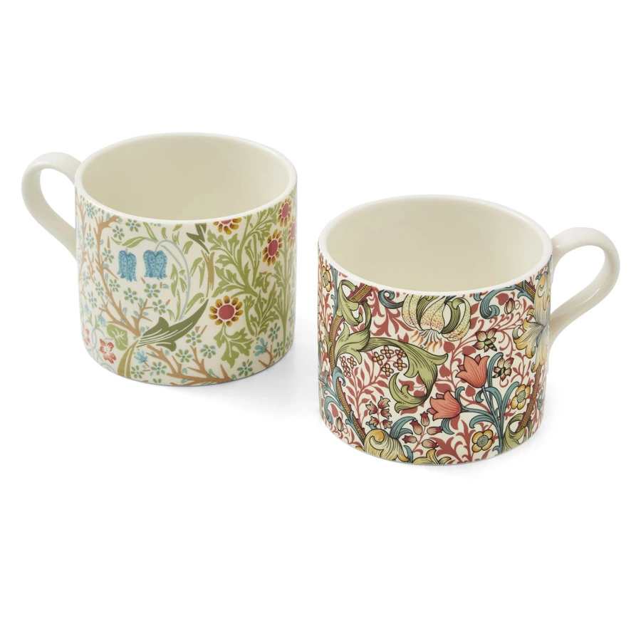 Набор кружек Spode Моррис и Ко Терновник и лилия 340 мл, 2 шт, фарфор,  п/к