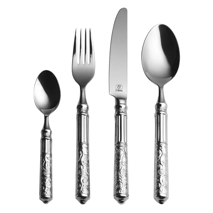 Набор столовых приборов Sola Santa Monica 24 предмета на 6 персон, Сталь нержавеющая, п/к